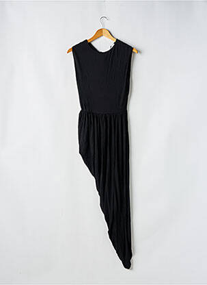 Rochie midi croială fluidă fără mâneci negru PATOU femeie
