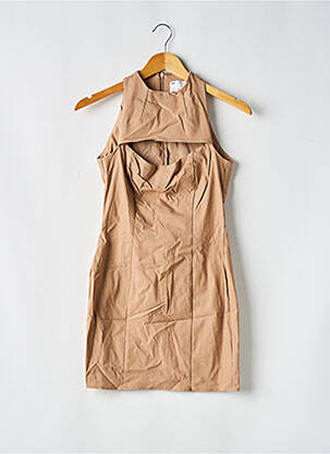 Rochie scurtă bej ASOS femeie