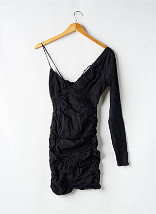 Rochie scurtă mâneci lungi mâneci lungi negru ZARA femeie