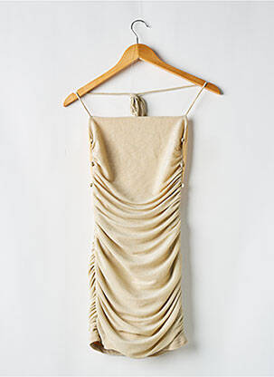 Rochie scurtă fără mâneci fără mâneci auriu BABYBOO femeie