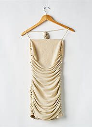 Rochie scurtă fără mâneci fără mâneci auriu BABYBOO femeie