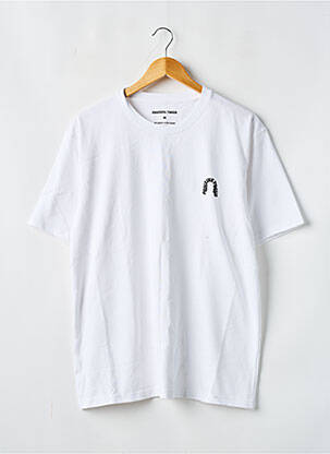 Tricou alb POSITIVE FOCUS bărbat