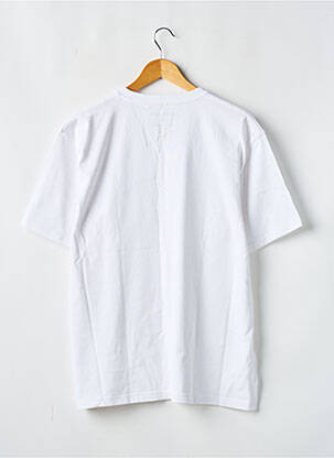 Tricou croială dreaptă mâneci scurte alb POSITIVE FOCUS bărbat