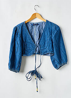 Top albastru BLUE STEEL femeie