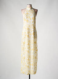 Rochie lungă fără mâneci fără mâneci galben ROTATE femme