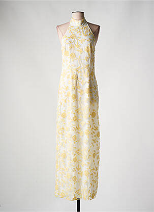 Rochie lungă galben ROTATE femeie