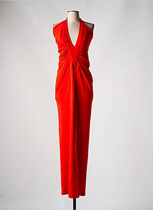 Rochie lungă fără mâneci fără mâneci portocalie HOUSE OF CB LONDON femeie