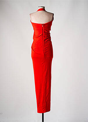 Rochie lungă fără mâneci fără mâneci portocalie HOUSE OF CB LONDON femeie