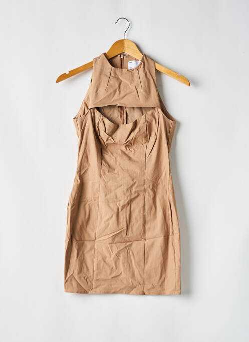 Rochie scurtă bej ASOS femeie