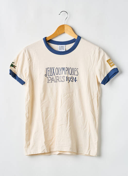 Tricou bej LACOSTE femeie