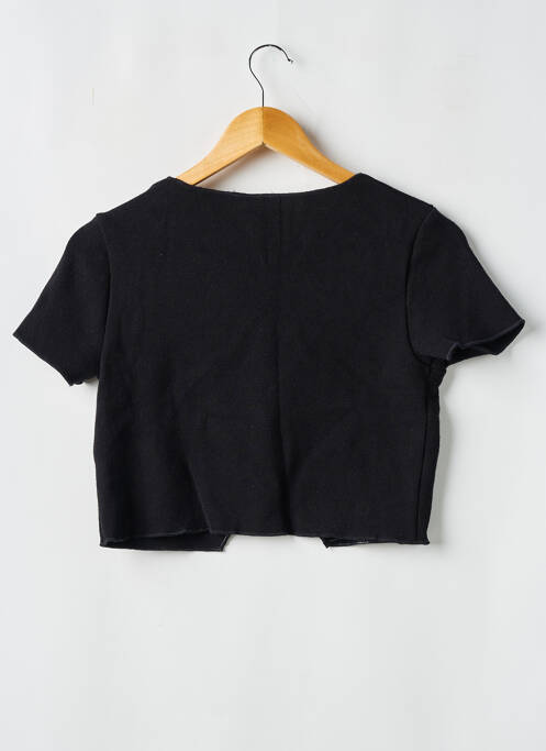 Vestă cu mâneci scurte negru SANS MARQUE femeie