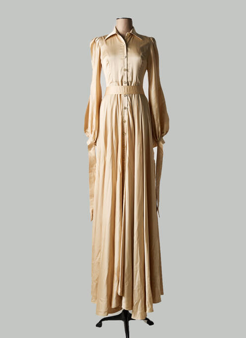 Rochie lungă auriu ELIE KUAME femeie