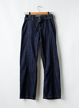 Blugi cu croială evazată albastru ZARA femeie