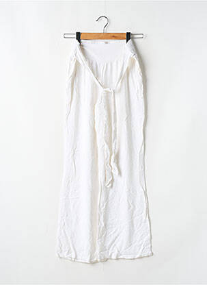 Pantalon drept alb GUESS femeie