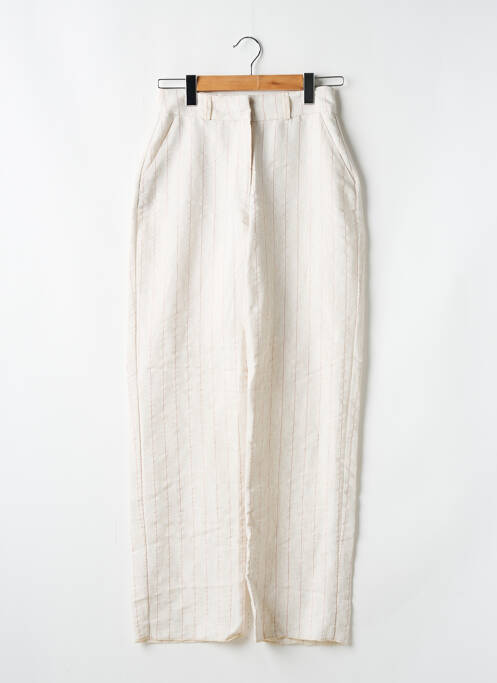 Pantalon drept bej NASTY GAL femeie