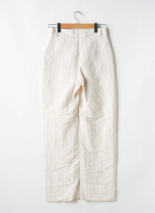 Pantalon drept bej NASTY GAL femeie