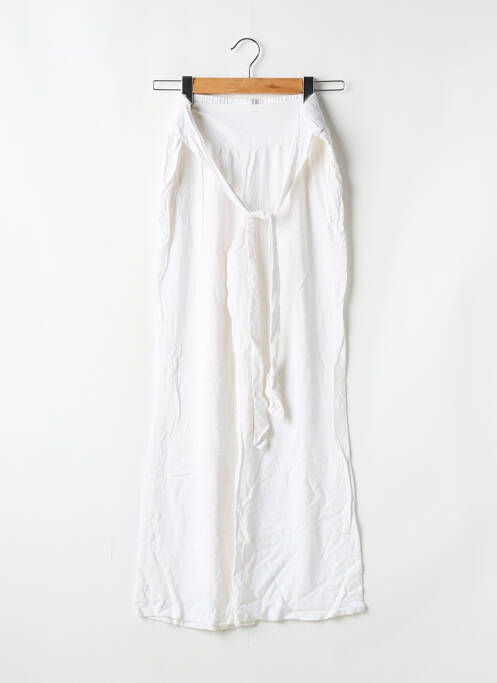 Pantalon drept alb GUESS femeie