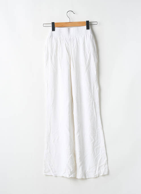 Pantalon drept alb GUESS femeie