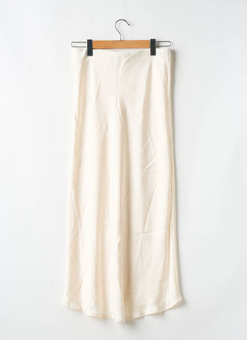 Fustă midi bej ZARA femeie