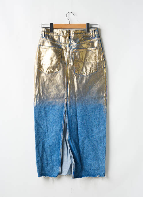 Fustă midi auriu ZARA femeie