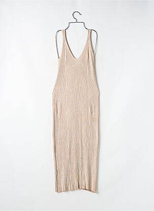 Rochie midi bej MANGO femeie