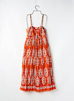 Rochie midi portocaliu DERHY femeie