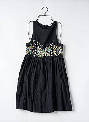 Rochie scurtă fără mâneci fără mâneci negru MANOUSH femeie