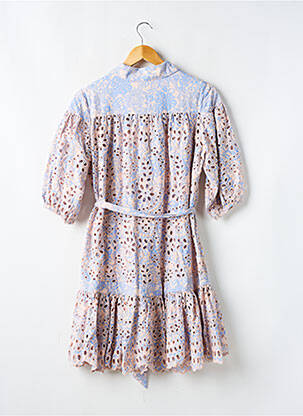 Rochie scurtă mâneci scurte mâneci scurte albastru MISS JUNE femeie