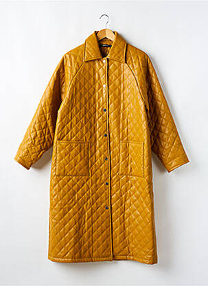 Palton lung maro GINA TRICOT femeie