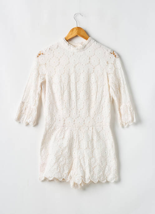 Salopetă scurtă alb MADEMOISELLE.R femeie