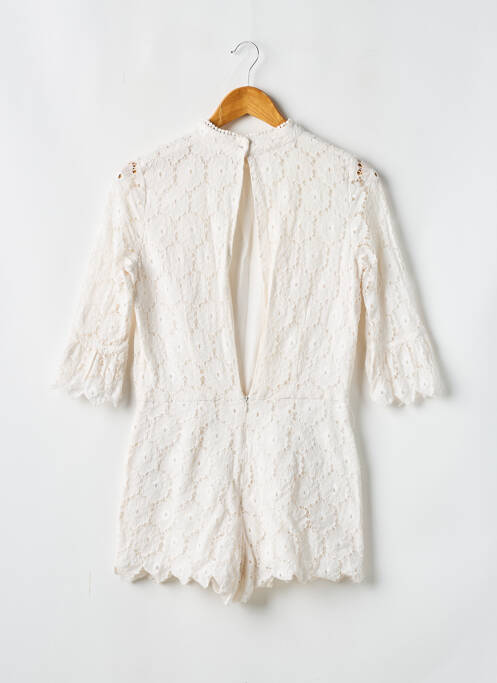 Salopetă scurtă alb MADEMOISELLE.R femeie