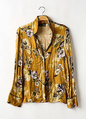 Cămașă imprimeu floral mâneci lungi galben URBAN OUTFITTERS femeie
