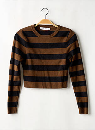 Pulover maro ZARA femeie