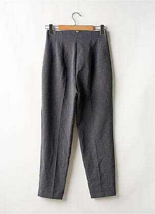 Pantalon drept croială morcov talie înaltă gri ZARA femeie