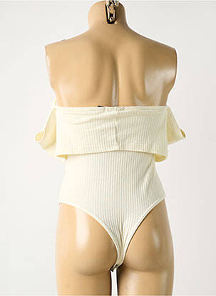 Body elasticitate fără mâneci bej NASTY GAL femeie