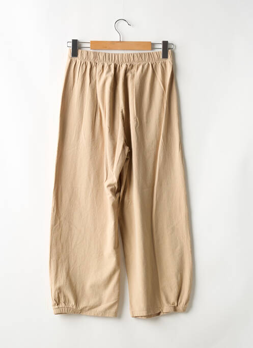 Pantalon 7/8 bej SANS MARQUE femeie