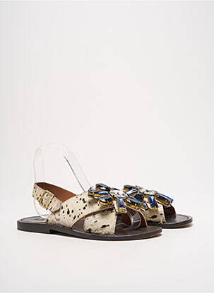 Sandale/Pantofi decupați bej MARNI femeie