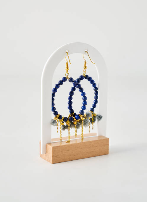 Cercei albastru SANS MARQUE femeie