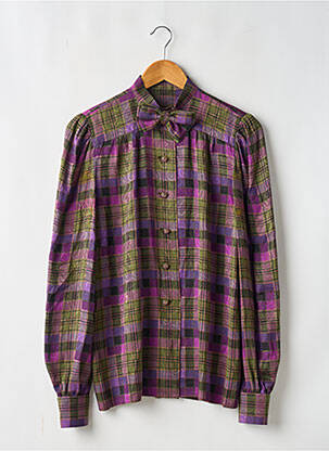 Cămașă croială fluidă mâneci lungi violet NINA RICCI femeie