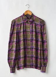 Cămașă croială fluidă mâneci lungi violet NINA RICCI femme