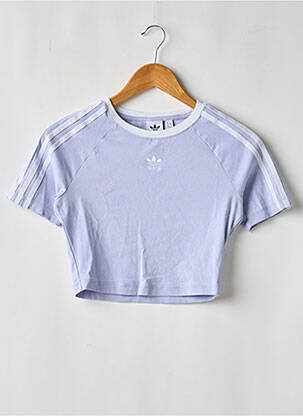 Tricou elasticitate mâneci scurte violet ADIDAS femeie
