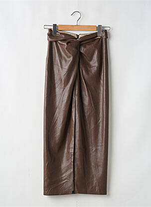 Fustă lungă maro NANUSHKA femeie