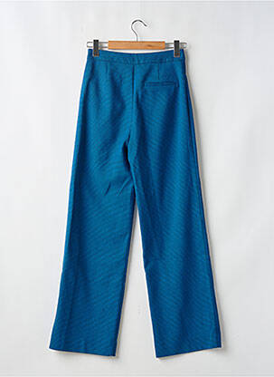 Pantalon drept elasticitate talie înaltă albastru GESTUZ femeie
