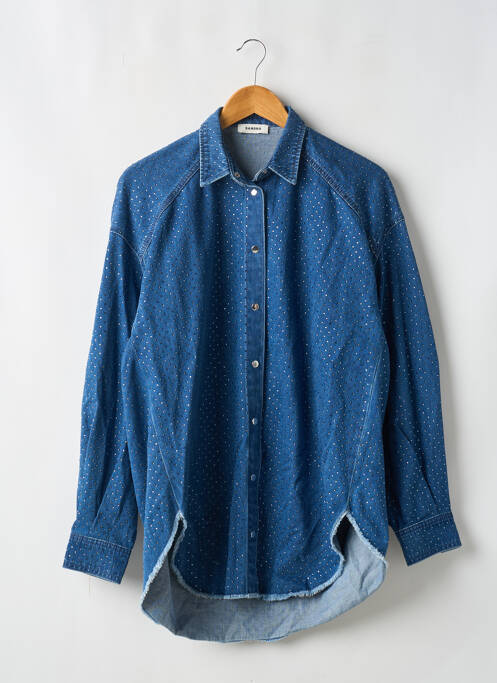 Tunică mâneci lungi albastru SANDRO femeie