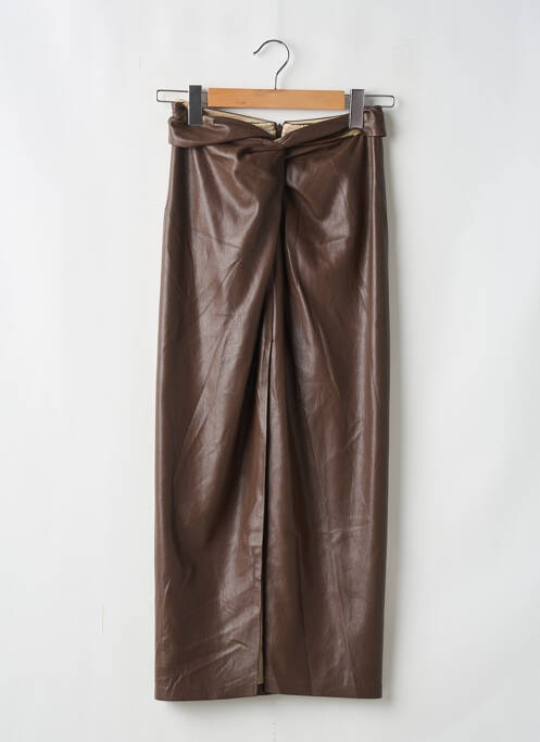 Fustă lungă maro NANUSHKA femeie