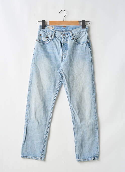 Blugi cu croială dreaptă albastru LEVIS femeie