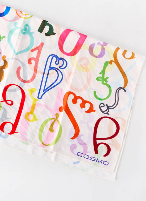 Eșarfă alb COSMO femeie