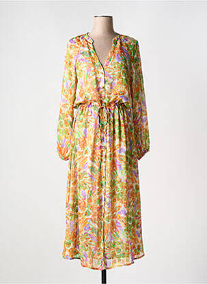 Rochie midi portocaliu IVIVI femeie