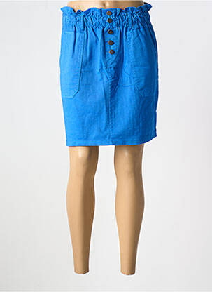Fustă scurtă albastru APRIL VINTAGE femeie