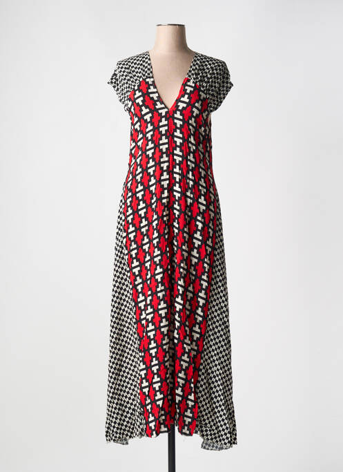 Rochie lungă roșu APRIL VINTAGE femeie